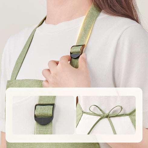 Ecoco Customizable Home Kitchen Halter neck Waterproof Apron for Men and Women
